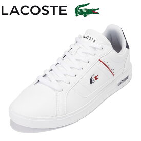 ラコステ LACOSTE 45SMA0117 メンズ靴 靴 シューズ 2E相当 スニーカー ローカットスニーカー レザー コートスニーカー ロゴ 人気 ブランド ホワイト TSRC