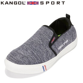 カンゴールスポーツ KANGOL SPORT KMS1321 メンズ靴 靴 シューズ 2E相当 スニーカー スリッポン 軽量 軽い ウォーキング スポーツ 運動 ローカットスニーカー カップインソール ネイビー TSRC
