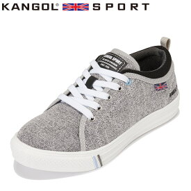 カンゴールスポーツ KANGOL SPORT KLS5313 レディース靴 靴 シューズ 2E相当 スニーカー 軽量 軽い ウォーキング スポーツ 運動 ローカットスニーカー カップインソール グレー TSRC