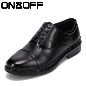 オンアンドオフ ON&OFF 514 メンズ靴 靴 シューズ 5E相当 ビジネスシューズ ストレートチップ 内羽根 幅広 軽量 防水 クッション性 防滑 滑りにくい 疲れにくい 通勤 仕事 ビジネス 結婚式 フォ