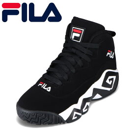 【全品P10倍！24日&25日20:00～4H限定】フィラ FILA FHE102 メンズ靴 靴 シューズ 2E相当 スニーカー バスケットシューズ MB NBA ミッドカットスニーカー 人気 ブランド ブラック TSRC