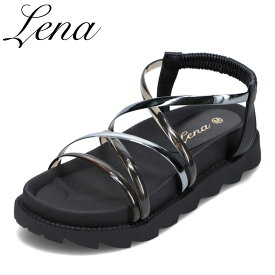 レナ Lena TS-153B レディース靴 靴 シューズ 2E相当 サンダル スポーツサンダル スポサン 厚底 ボリュームソール ストラップ フェミニン ブラック TSRC