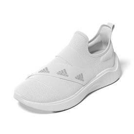 アディダス adidas ID4430 レディース靴 靴 シューズ スニーカー ランニングシューズ PUREMOTION ADAPT 伸縮性 サポート力 伸縮性 クッション性 ローカットスニーカー スポーツ 人気 ブランド ホワイト×グレー TSRC