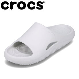 【全品P10倍！24日&25日20:00～4H限定】クロックス crocs 208392.M メンズ靴 靴 シューズ 3E相当 サンダル ルームシューズ メロウ リカバリー スライド クッション性 履きやすい 人気 ブランド グレー TSRC