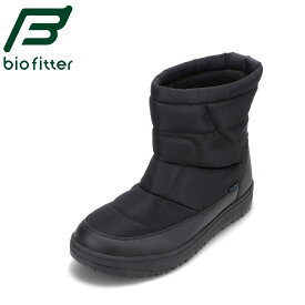 バイオフィッター スノースタイル biofitter BF-7134 メンズ靴 靴 シューズ 4E相当 ショートブーツ 防水ブーツ 軽量 軽い スノーブーツ レインブーツ ウィンターブーツ 抗菌 防臭 反射板 冬靴 雪 雨 ブラック TSRC