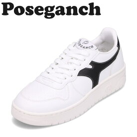 ポーズガンツ POSEGANCH PG-011 レディース靴 靴 シューズ 3E相当 スニーカー コートスニーカー PG MATCH ローカットスニーカー おしゃれ 韓国 人気 ブランド ブラック×ホワイト TSRC