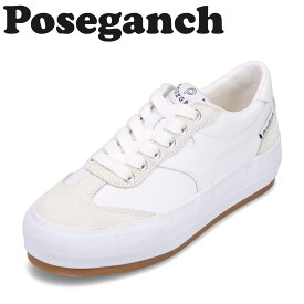 ポーズガンツ POSEGANCH PG-012 レディース靴 靴 シューズ 3E相当 スニーカー PG MAJOR ローカットスニーカー おしゃれ 韓国 人気 ブランド グレー×ホワイト TSRC