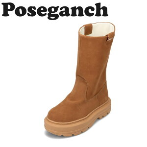 ポーズガンツ POSEGANCH PG-013 レディース靴 靴 シューズ 3E相当 ブーツ 厚底 PG MILLION BOOTS ロングブーツ ミドル丈 韓国 人気 ブランド ブラウン TSRC