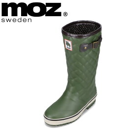 モズ スウェーデン MOZ sweden MZ-91021 レディース靴 靴 シューズ 2E相当 防寒ブーツ ラバーブーツ 長靴 キルティング 定番 人気 ブランド カーキ TSRC