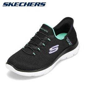 スケッチャーズ SKECHERS 150123 レディース靴 靴 シューズ 2E相当 ローカットスニーカー SUMMITS-DIAMONDDREA メッシュ ストレッチ クッション性 人気 ブランド ブラック×ターコイズ TSRC