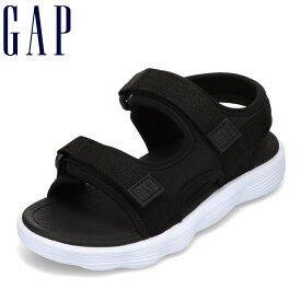 【楽天スーパーSALE★最大50％OFF】ギャップ GAP GPK22435C キッズ靴 子供靴 靴 シューズ 2E相当 サンダル キッズサンダル スポーツサンダル スポサン 軽量 面テープ 着脱簡単 人気 ブランド ブラック TSRC