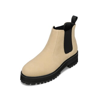 セシリオ cecilio CEC-013 メンズ靴 靴 シューズ 3E相当 ブーツ サイドゴア 厚底 ボリューム ソール タンクソール クッション性 韓国 ストリート モード 光沢 ツヤ ベージュ TSRC