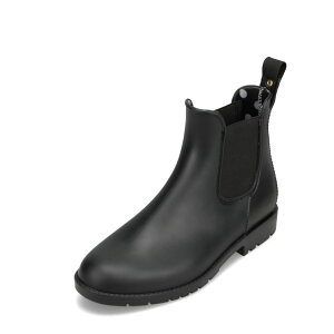 アクアボール Aquaball AB-2000 レディース靴 靴 シューズ レインブーツ サイドゴア 着脱簡単 シンプル ブラック TSRC