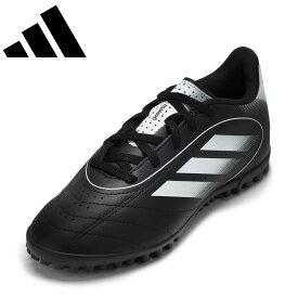 【全品P5倍！6日〜9日まで】アディダス adidas IH0101 キッズ靴 靴 シューズ 2E サッカー トレーニングシューズ GOLETTO IX TF J ゴレット9 TF J 子供 男の子 ボーイズ ターフ用 運動靴 部活 スポーツ スニーカー ブラック×ホワイト TSRC