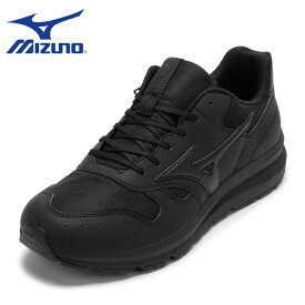 ミズノ MIZUNO B1GE250009 メンズ靴 靴 シューズ 4E スニーカー ウォーキングシューズ WAVE FREERIDE 2 SW クッション性 ファスナー ジッパー チャック ローカットスニーカー 安定性 ブラック TSRC