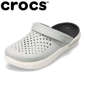 クロックス crocs 209964.W レディース靴 靴 シューズ 3E相当 サンダル クロッグ シューズ InMotion Clog インモーションクロッグ クッション性 夏 プール シンプル 着脱簡単 人気 ライトグレー TSRC