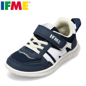 イフミー IFME 20-5309 キッズ靴 靴 シューズ 3E IFME LIGHT 軽量ソールスニーカー 運動靴 通園 通学 体育 軽量 ローカットスニーカー 面ファスナー 着脱簡単 シンプル ネイビー TSRC