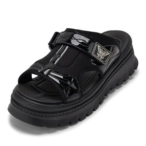 ブーケ BOUQET BQ-2410 レディース靴 靴 シューズ 3E相当 サンダル 厚底 軽量 スポーティー モード カジュアル 人気 ブランド ブラック×ブラック TSRC