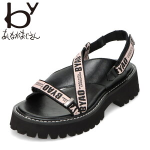 バイアシナガオジサン byあしながおじさん 8710605 レディース靴 靴 シューズ 2E相当 サンダル スポーツ スポサン 歩きやすい 疲れない ステッチ モード 人気 ブランド ブラック×ピンク TSRC