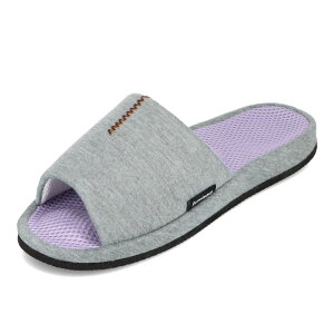 アルファックス アルファックス 508434AF レディース靴 靴 シューズ ルームシューズ ルームサンダル サンダル スリッパ 通気性 メッシュ クッション性 ソフト グレー TSRC