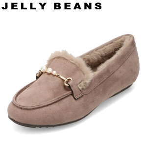 【全品P10倍!24日20:00〜62H限定】スタイルジェリービーンズ Style JELLY BEANS SJB-0046 レディース靴 靴 シューズ 2E相当 モカシン カジュアル シューズ スリッポン ローファー 防寒 ボア ファー あっ