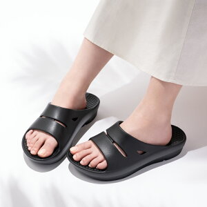 EVAサンダル レディース サンダル ルームシューズ スリッパ クッション性 柔らかい 厚底サンダル リカバリー風サンダル フィット感 シンプル フリーボ freeebo 2411L ブラック TSRC