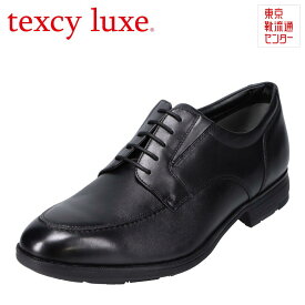 テクシーリュクス texcy luxe TU8011 メンズ靴 靴 シューズ 4E相当 ビジネスシューズ ゴアテックス 透湿 防水 本革 レザー 消臭 抗菌 清潔 ブラック TSRC