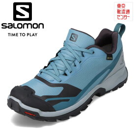 サロモン サロモン L41431800 メンズ 靴 シューズ 2E相当 アウトドアシューズ 防水 ローカットスニーカー 防水 雨の日 晴雨兼用 トレイルラン ランニング スポーツ キャンプ グランピング ブルー×ブラック TSRC