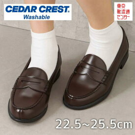 セダークレスト ウォッシャブル CEDAR CREST CC-2323 レディース カジュアルシューズ ローファー 洗える 丸洗い 抗菌 防臭 抗菌 防臭 ダークブラウン TSRC