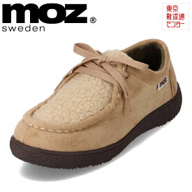 モズ スウェーデン MOZ sweden MOZ-326364 レディース靴 靴 シューズ 2E相当 チロリアンシューズ フラットシューズ ローカット モカシン カジュアルシューズ 歩きやすい マニッシュ メンズライク 人気 ブランド ベージュ TSRC