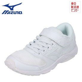 ミズノ MIZUNO K1GM214101 キッズ靴 子供靴 靴 シューズ 2E相当 スポーツシューズ ランニングシューズ TRANSDASH3(BELT) 限定 オリジナル ホワイト×ホワイト TSRC