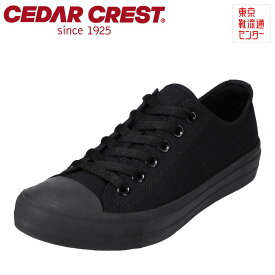 セダークレスト CEDAR CREST CC-9408 メンズ靴 靴 シューズ 3E相当 スニーカー ローカット 定番 シンプル eco エコ SDGs ブラック×ブラック TSRC