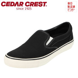 セダークレスト CEDAR CREST CC-9410 メンズ靴 靴 シューズ 3E相当 スリッポン ローカットスニーカー eco エコ SDGs 定番 シンプル ブラック TSRC