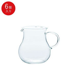 【公式】東洋佐々木ガラス シロップピッチャー取っ手付き 6個業務用 プロユース 家庭用 カフェ ガラス ギフト 佐々木ガラス