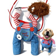 【選べる5サイズ】犬用 チャッキーコスチューム コスプレ【XS・S・M・L・XL】コスプレ衣装 ペット服 ペッ…