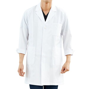 コート 無地 FOLK フォーク 男性ハーフコート 1520 メンズ 男性 ドクタージャケット 長袖 白衣 メディサフェイス ポリエステル 綿 ストレッチ 速乾 吸汗 ケアワーカー 仕事着 ワーク ユニフォー