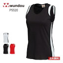 ノースリーブ レディース キッズ wundou ウンドウ ウィメンズ ランニング シャツ P5520 陸上 クラブ 試合 練習 部活 …
