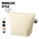 ポーチ 無地 MARKLESS STYLE マークレススタイル フェアトレードコットン キャンバスデイリーポーチ (S) TF-0011 男女兼用 小物入れ 化粧 整理 環境 エコ SDGs