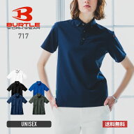 シャツ メンズ 無地 BURTLE バートル 4.0オンス 半袖 BDシャツ (ユニセックス) 717 男女兼用 レディース …