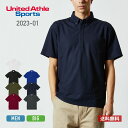 ポロシャツ 半袖 United Athle Sports ユナイテッドアスレスポーツ 4.7オンス スペシャル ドライ カノコ ボタンダウン ポケ付 ノンブリード 2023-01 ユニセックス 男女兼用 大きいサイズ 吸汗 速乾 スポーツ 紫外線対策 父の日 ビズポロ XS S M L LL XL XXL XXXL XXXXL 5XL