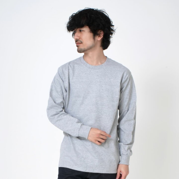 新品 GILDAN ギルダン 長袖ロンT チャコールグレー 2XL