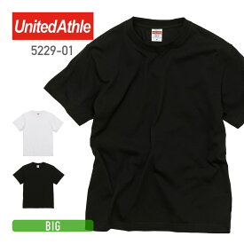tシャツ メンズ 半袖 無地 United Athle ユナイテッドアスレ 5.3オンス エコT/C プレーティング Tシャツ 5229-01 大きいサイズ アウトドア スポーツ 機能性