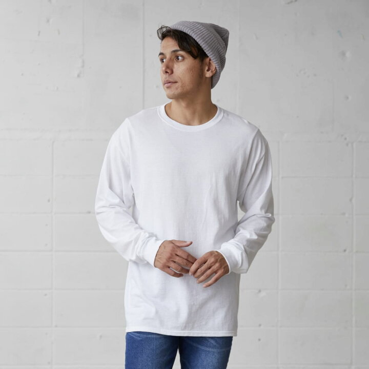 楽天市場】長袖 tシャツ メンズ 無地 JERZEES ジャージーズ 5.4オンス  
