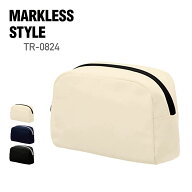 ポーチ 無地 MARKLESS STYLE マークレススタイル キャンバス ファスナー ポーチ S tr0824 男女兼用 小物…