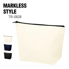 ポーチ MARKLESSSTYLE マークレススタイル キャンバスデイリーポーチ (M) tr-0828 クラッチバッグ 化粧道具 ステーショナリー 小物 収納