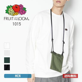 FRUIT OF THE LOOM × TokyoTshirt.st別注BLACKEDITION クルーネック スウェット (胸ワッペン) フルーツオブザルーム 白 黒 紺 グレー グリーン S M L XL