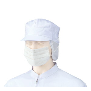 帽子 無地 KAZEN カゼン 八角帽子(マスク掛け機能付)(2枚入) 475-KZ4 475 FOOD Factory フードファクトリー FOOD フード 男女兼用 ユニセックス 男性 メンズ 女性 レディース 八角帽 食品帽子 食品