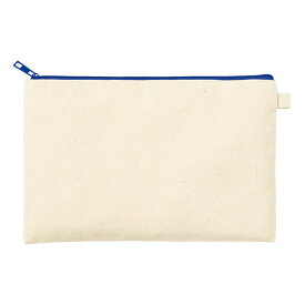 バッグ 無地 MARKLESS STYLE マークレススタイル カラーファスナーキャンバスフラットポーチ（M） TP-0054 男女兼用 メンズ レディース ユニセックス 収納 整理 整頓 小物入れ メイクポーチ コスメポーチ トラベルポーチ イベント グッズ 綿 白 黒 黄 赤 青 緑 紫 紺