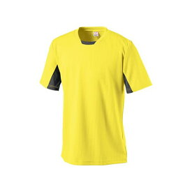 ドライ tシャツ キッズ 半袖 wundou ウンドウ サッカー ゲームシャツ P1940 吸汗 速乾 フットサル 練習着 試合用 ストライプライン ユニフォーム 130cm-150cm