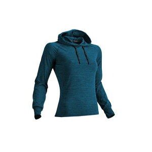 パーカー レディース 無地 wundou ウンドウ ウィメンズ フィットネス フーディ ロングスリーブ シャツ P760 吸汗 速乾 ジム ヨガ ランニング アウトドア